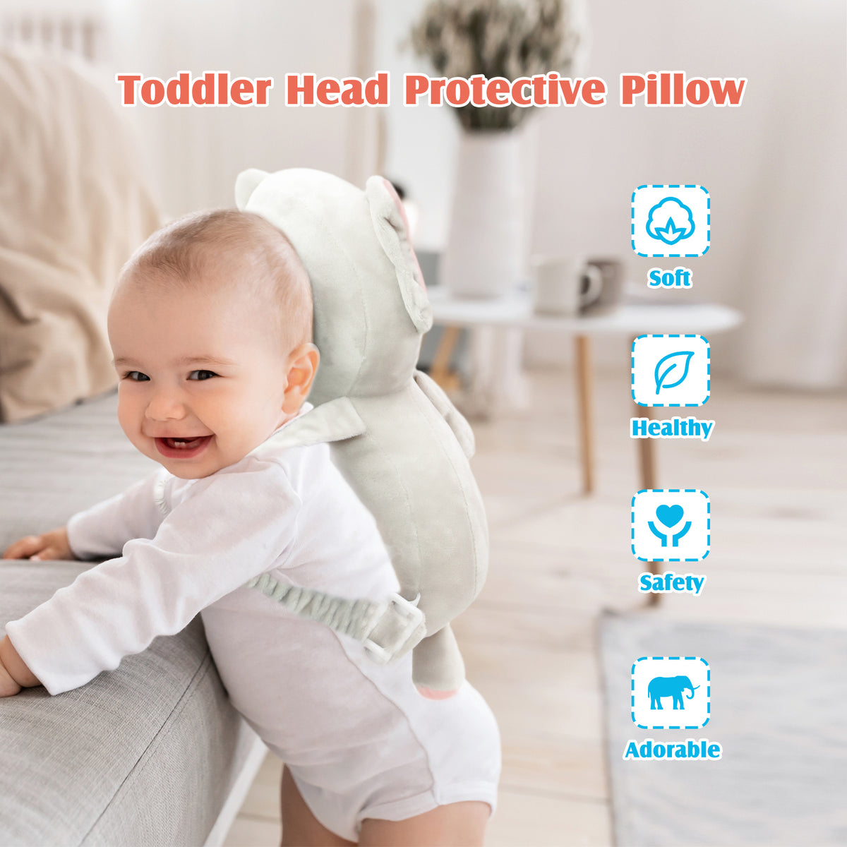 Baby protective clearance pillow