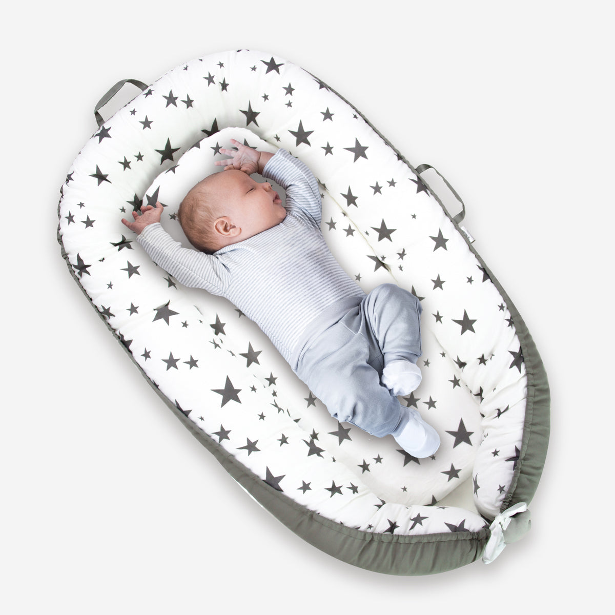 Babyip Portable Baby Bed Baby, Baby Lounger Cotton Breathable